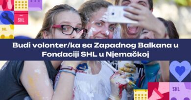 Budi volonter/ka sa Zapadnog Balkana u Fondaciji SHL u Njemačkoj
