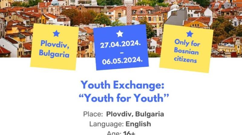 Open Call for 5 participants for Youth Exchange in Plovdiv, Bulgaria