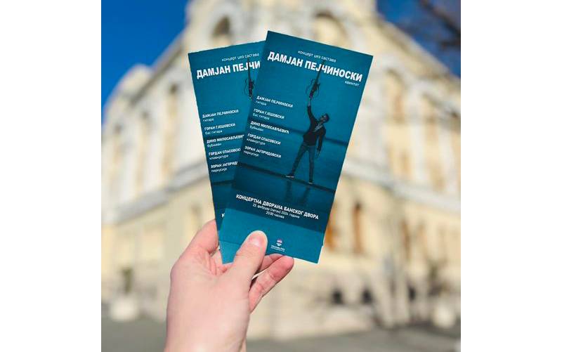 Petak u Banskom dvoru: Koncert makedonskog džez sastava Damjan Pejčenovski kvintet
