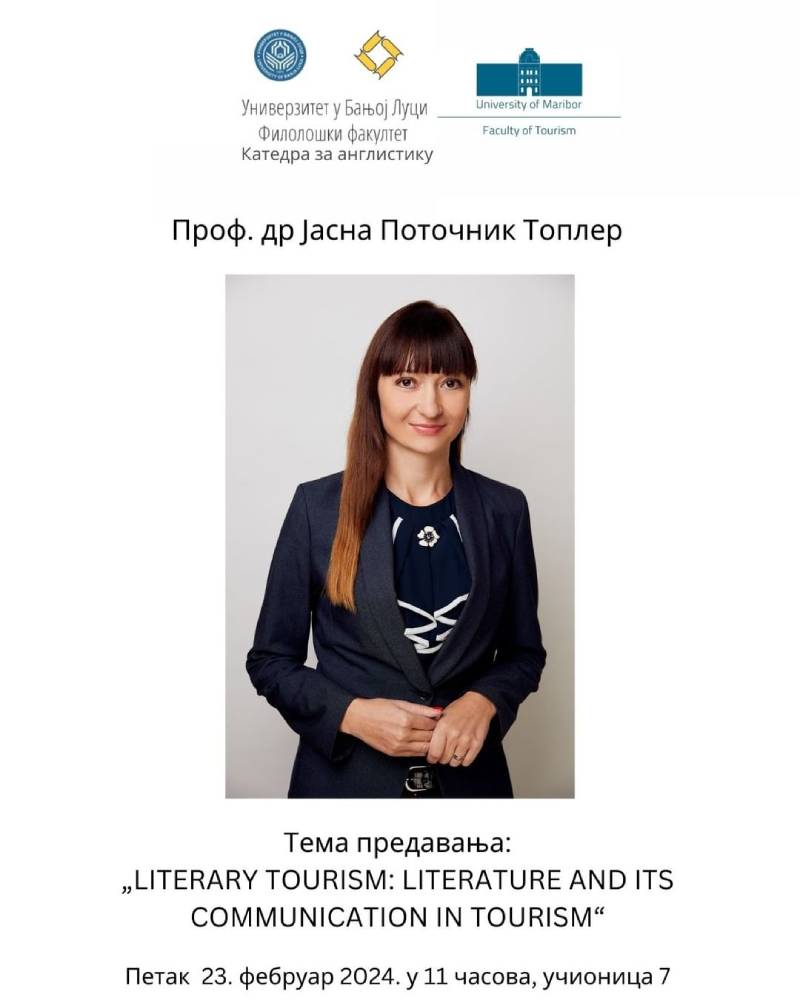 Predavanje "Literary tourism"