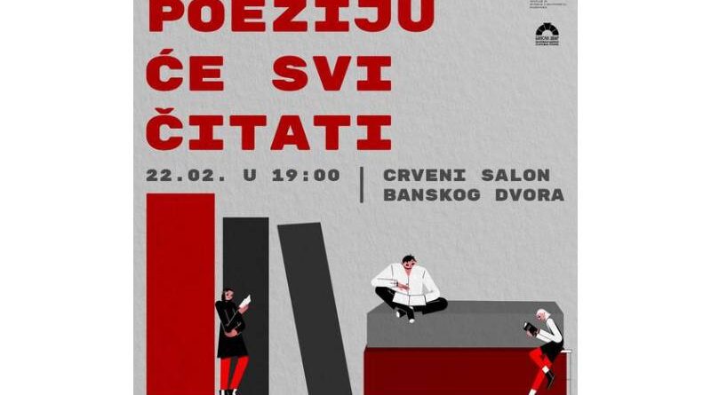 U Banskom dvoru poeziju će ponovo čitati svi