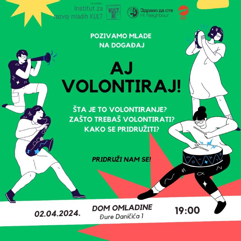 Događaj u Domu omladine: Šta je volontiranje i kako se pridružiti