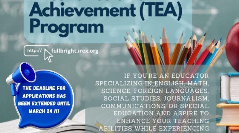 Fulbright Teaching Excellence and Achievement (TEA) Program