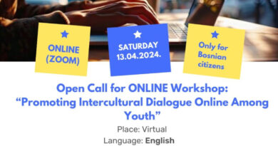 Open Call for Online Workshop on The Promotion of Intercultural Dialogue