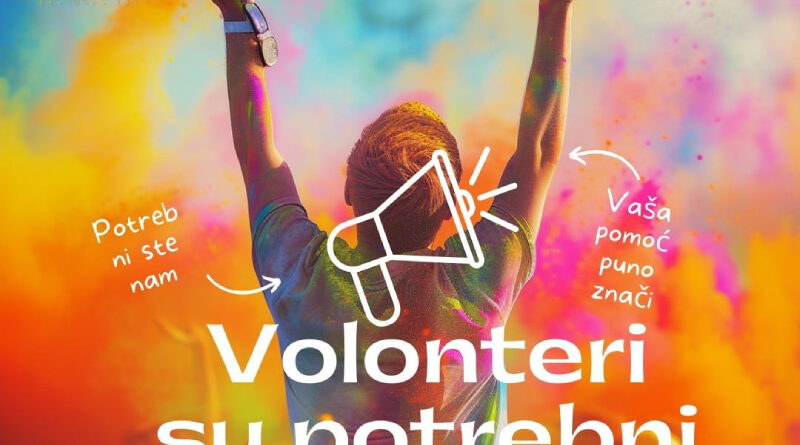 Potrebni volonteri za Festival boja