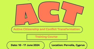 Training Course: ACT - Active Citizenship and Conflict Transformation