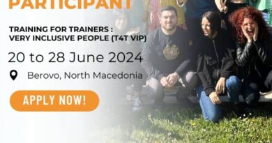 Call for participants: The Training for NEW Trainers Very Inclusive People (TNT VIP)