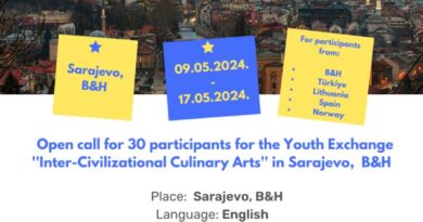 Open Call for 30 participants for Youth Exchange in Sarajevo, Bosnia and Herzegovina