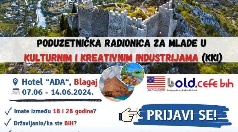 Besplatna preduzetnička radionica za mlade