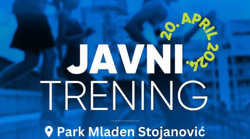 Javni trening pred Beogradski maraton