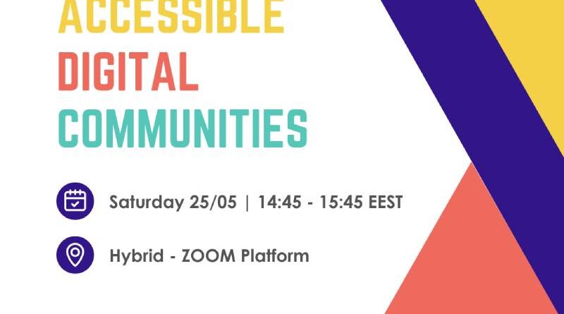 Online event: Accessible Digital Societies