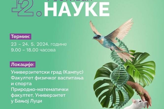 Festival nauke 23. i 24. maja na dvije lokacije u Banjoj Luci