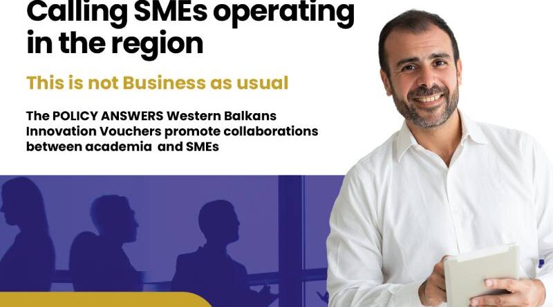 Poziv za dodjelu finansijske podrške putem Inovacionih vaučera Zapadnog Balkana