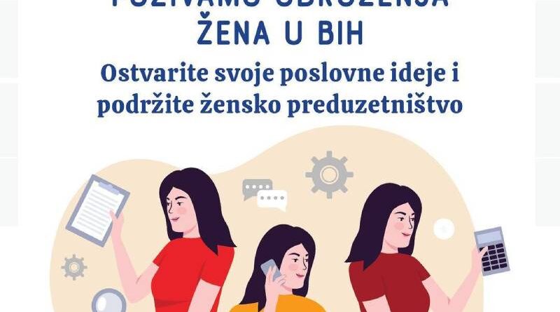 Poziv za prijavu registrovanim udruženjima žena
