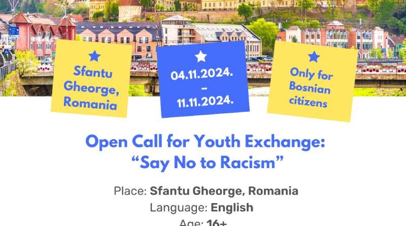 Open call for 6 participants for Youth Exchange in Sfantu Gheorge, Romania