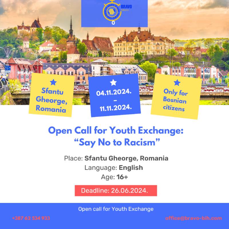 Open call for 6 participants for Youth Exchange in Sfantu Gheorge, Romania