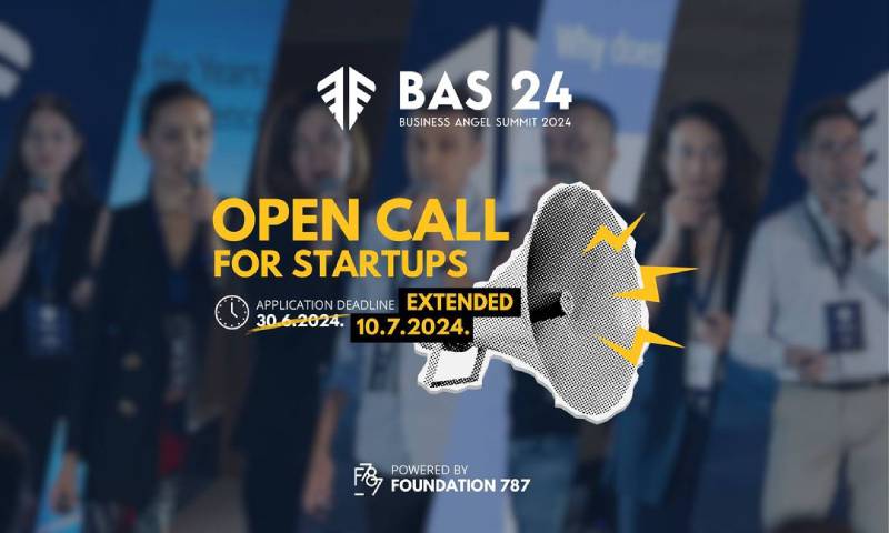 Business Angel Summit 2024 - Poziv za Startup-ove