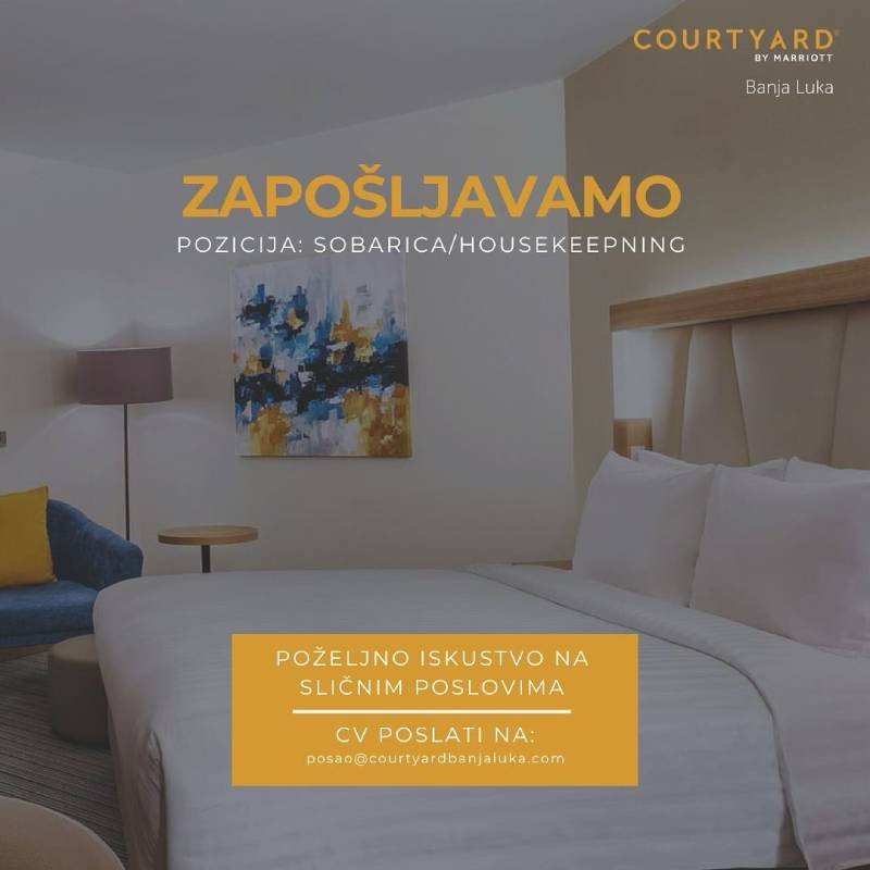 Hotel Courtyard zapošljava