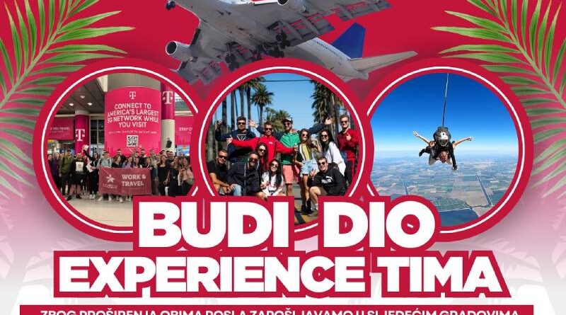 EXPERIENCE zapošljava