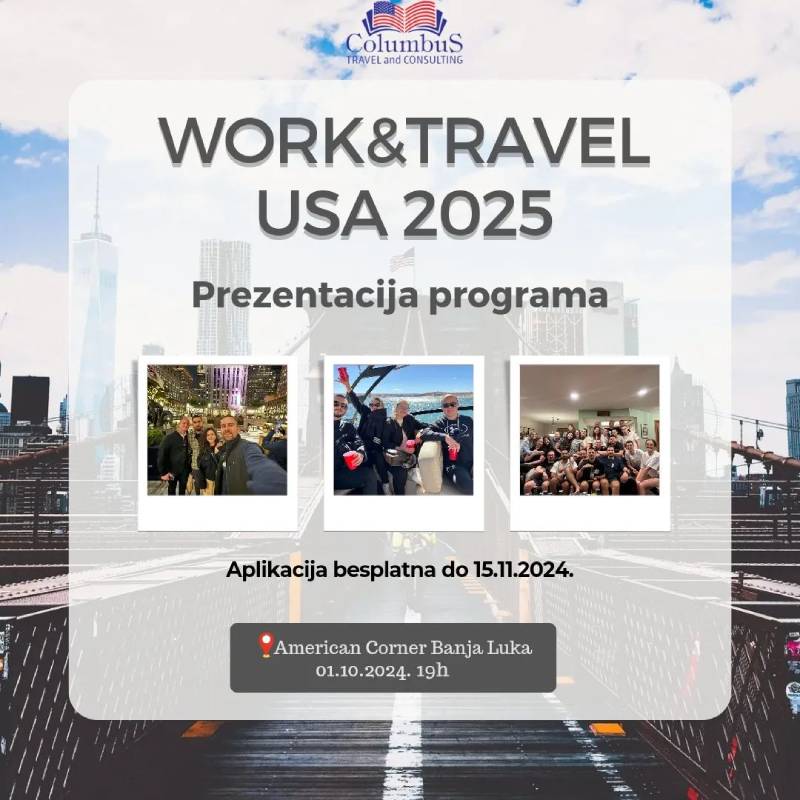 Druga prezentacija programa USA Work and Travel 2025