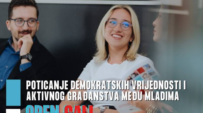 Poticanje demokratskih vrijednost i aktivnog građanstva među mladima 2024/2025