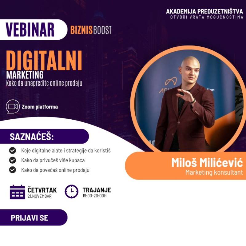 Besplatni webinar: Unapredi svoju online prodaju