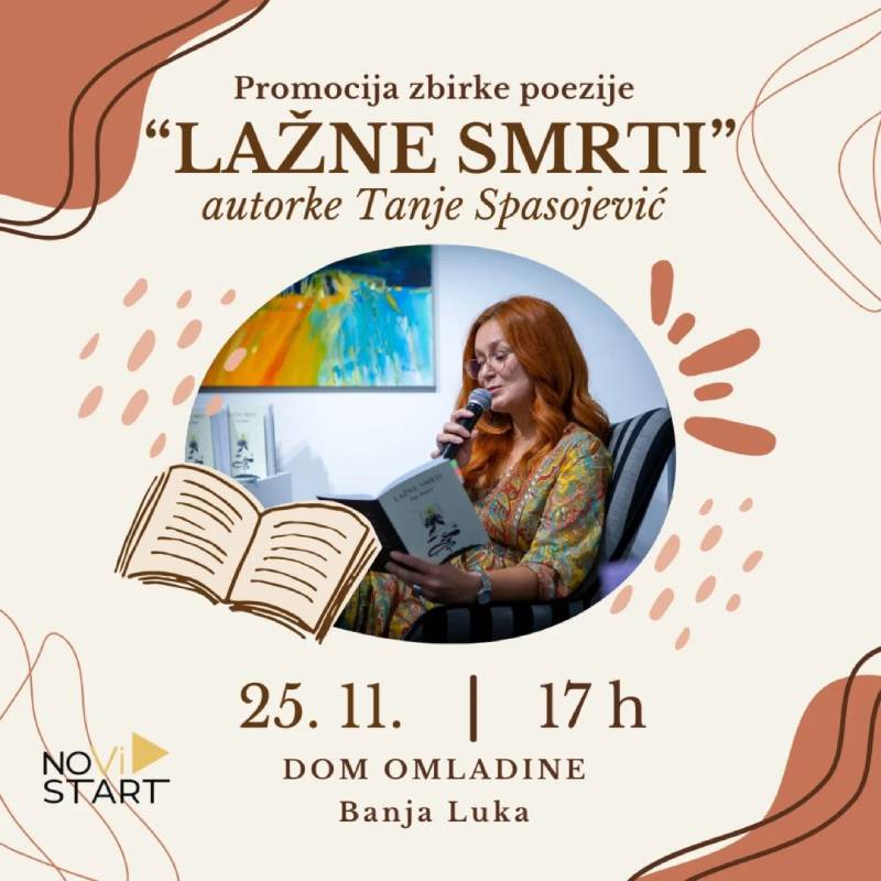 Promocija zbirke poezije "Lažne smrti"