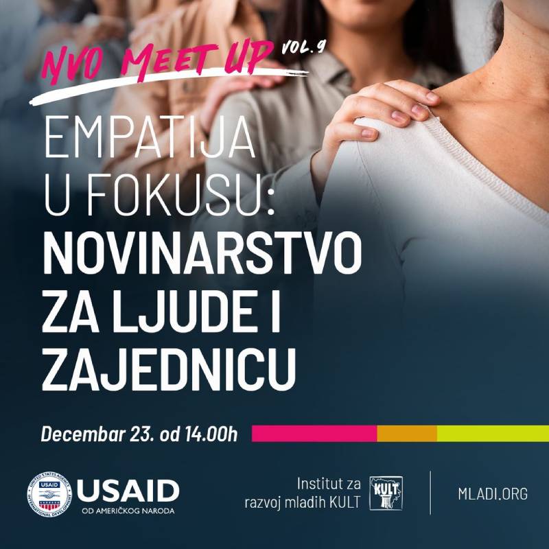 NVO meet-up: Empatija u fokusu: Novinarstvo za ljude i zajednicu