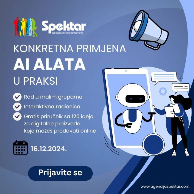 Konkretna primjena AI alata u praksi