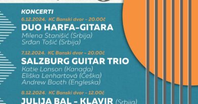 U Banskom dvoru: Počinje šesto izdanje festivala gitare