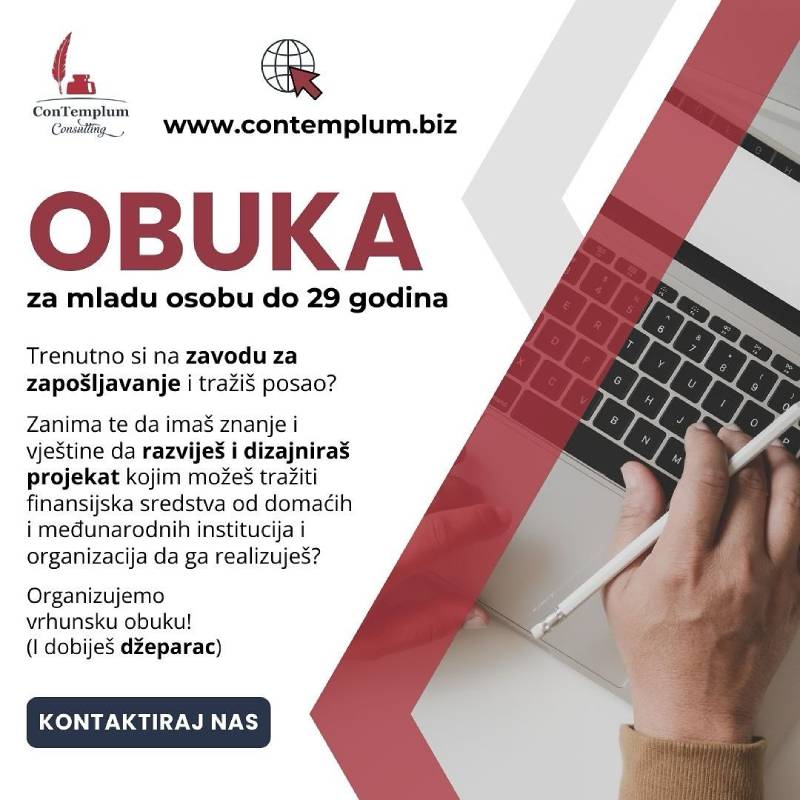 Obuka za mladu osobu do 29 godina