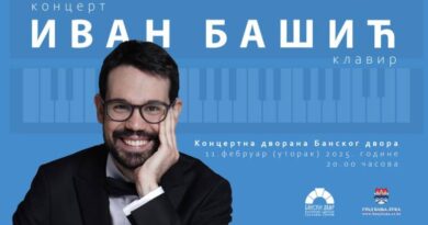 Banski dvor: Koncert Ivana Bašića u utorak