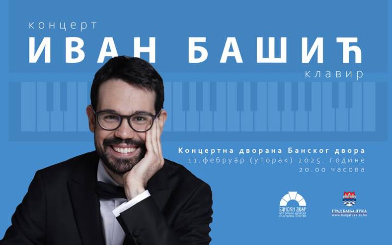 Banski dvor: Koncert Ivana Bašića u utorak