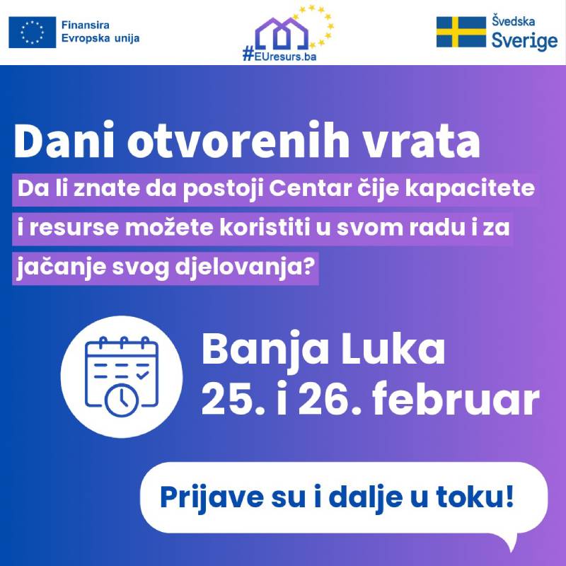 Dani otvorenih vrata Resursnog centra
