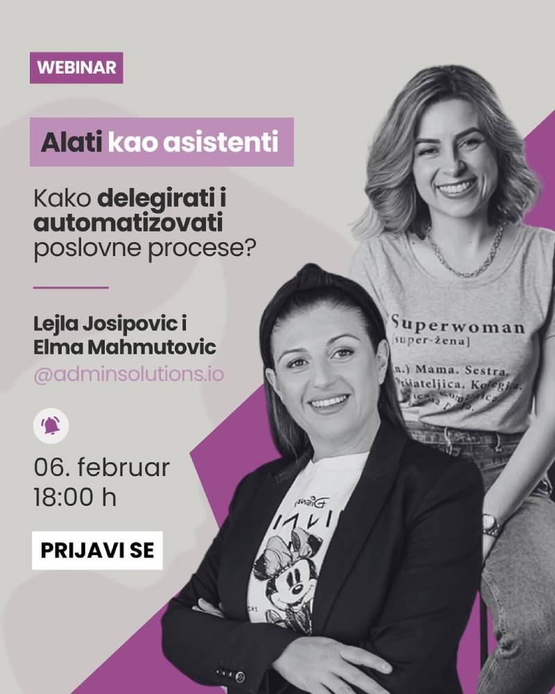 Webinar: Kako delegirati i automatizovati poslovne procese?