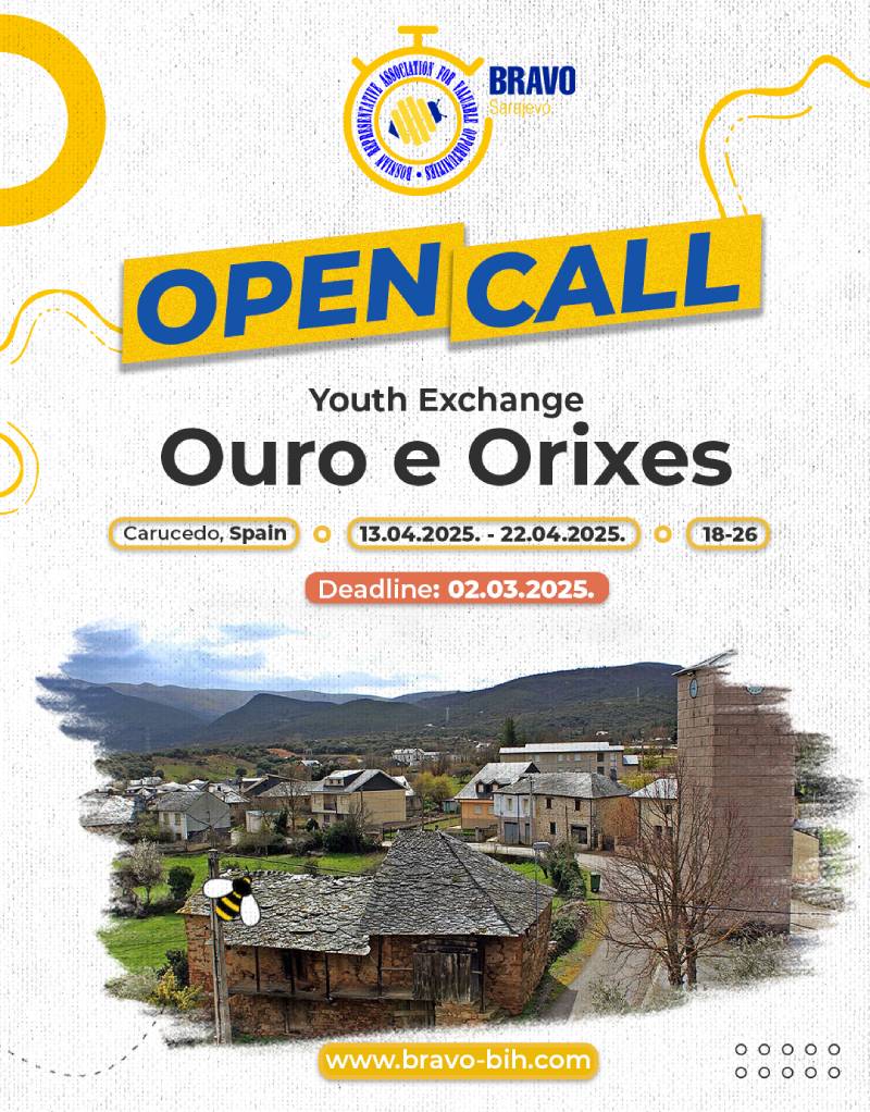 Open Call for Youth Exchange “Ouro e Orixes” in Carucedo, Spain