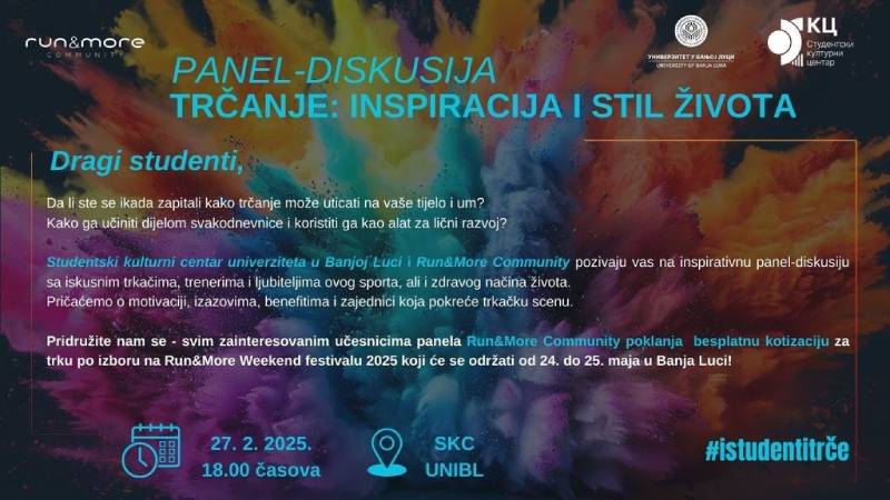 Panel-diskusija „Trčanje: inspiracija i stil životaˮ