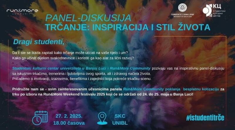 Panel-diskusija „Trčanje: inspiracija i stil životaˮ