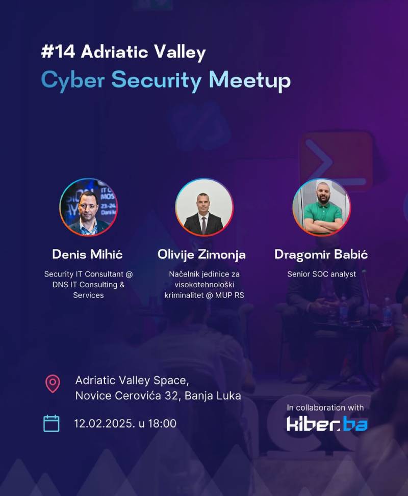 #14 Adriatic Valley - Cyber Security Meetup