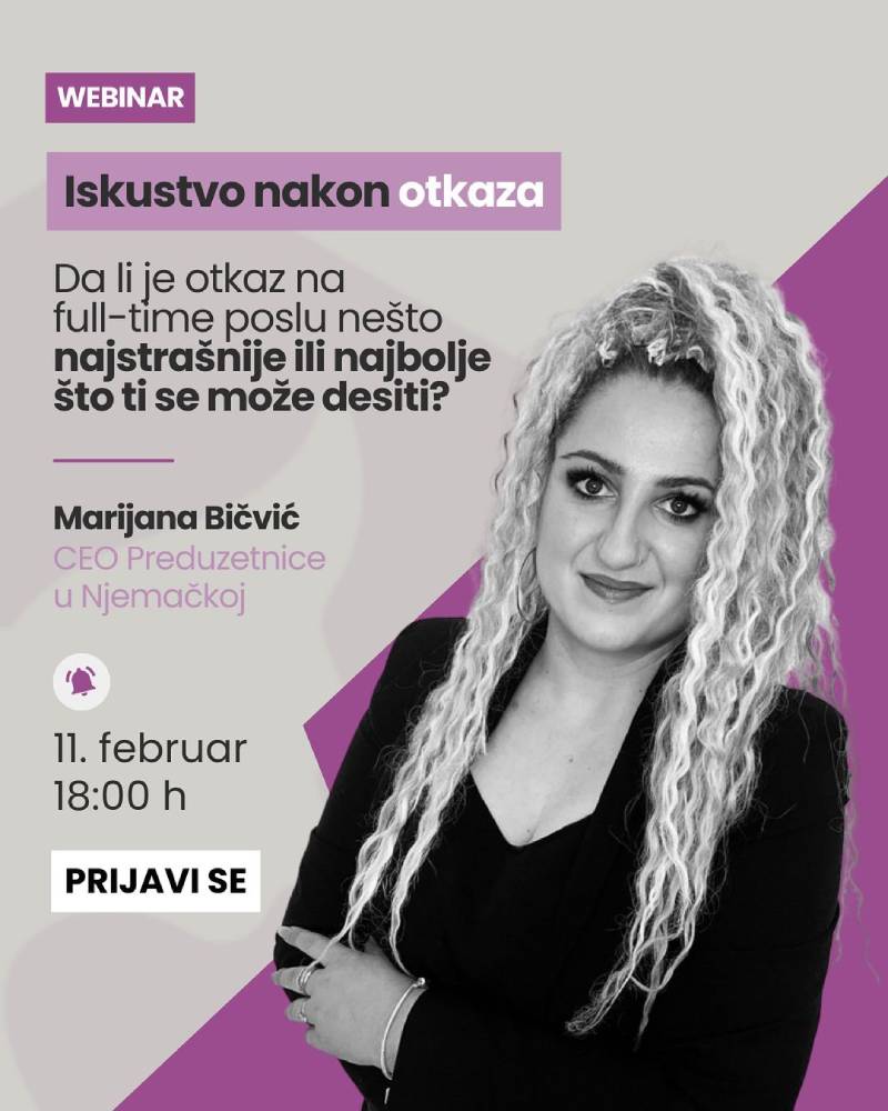 Webinar: Iskustvo nakon otkaza