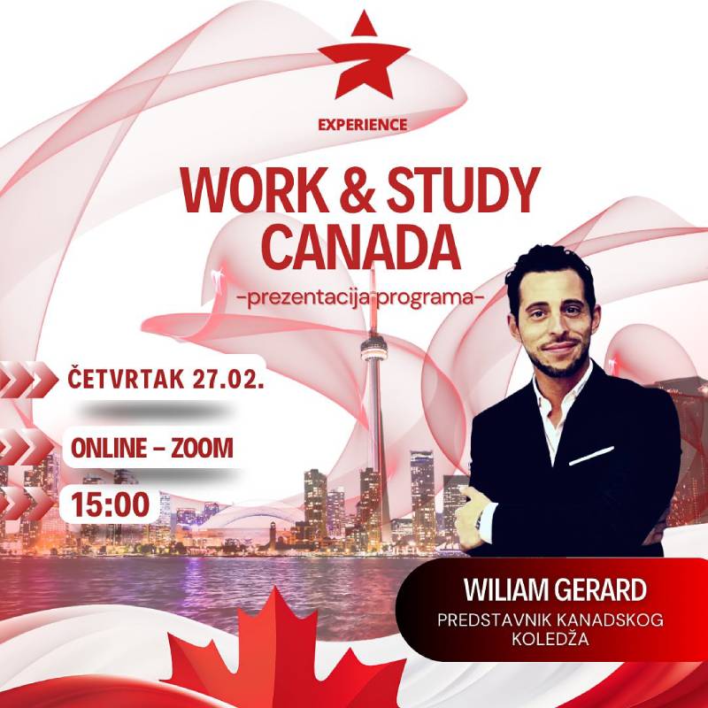 Work and Study Canada prezentacija