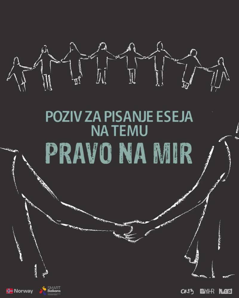 Poziv za pisanje eseja na temu "Pravo na mir"