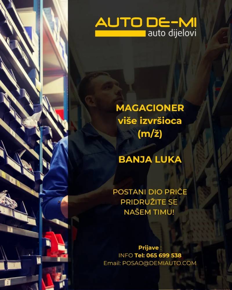 AUTO DE-MI zapošljava