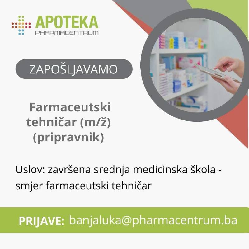 Apoteka Medico-S zapošljava