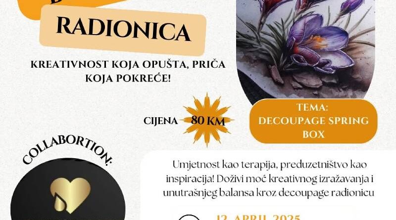 Radionica: Business & Art - Decoupage