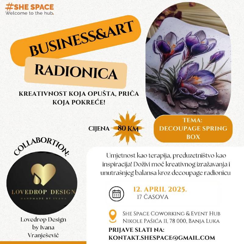 Radionica: Business & Art - Decoupage