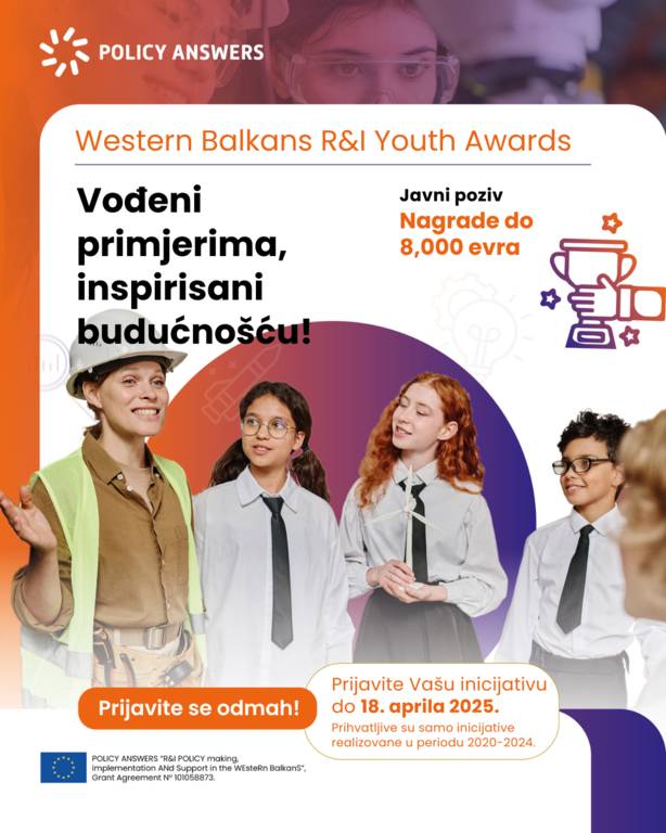 Nagrade za podsticanje mladih na istraživanje i inovacije