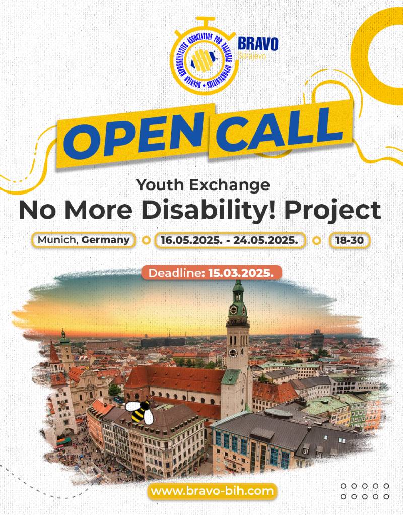 Open Call for YE “No More Disability! Project” in Munich, Germany