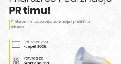 Javni poziv: Pridruži se Podrži Ideju PR timu!