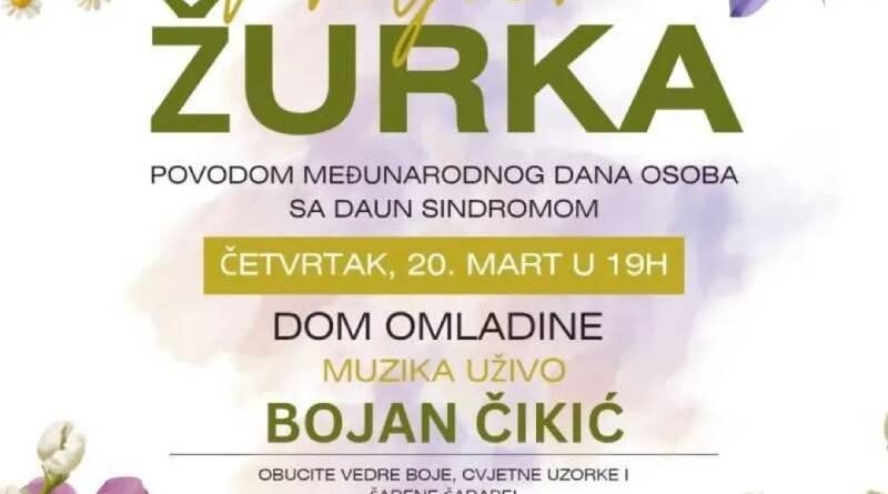 Proljećna žurka povodom Međunarodnog dana osoba sa Down sindromom